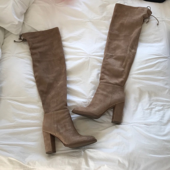 Vince Camuto Shoes - Over the knee tan suede boots